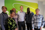 Dan, the Business launchpad Team and new recruits