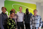 Dan with aspring self-employed workers at Business Launchpad Tooting