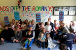 Parents and toddlers unite to Save the Romany