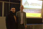 Dan and Tooting Islamic Centre Imam at 'VisitMyMosque day'