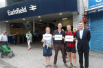 Campaiging for longer trains with local councillors