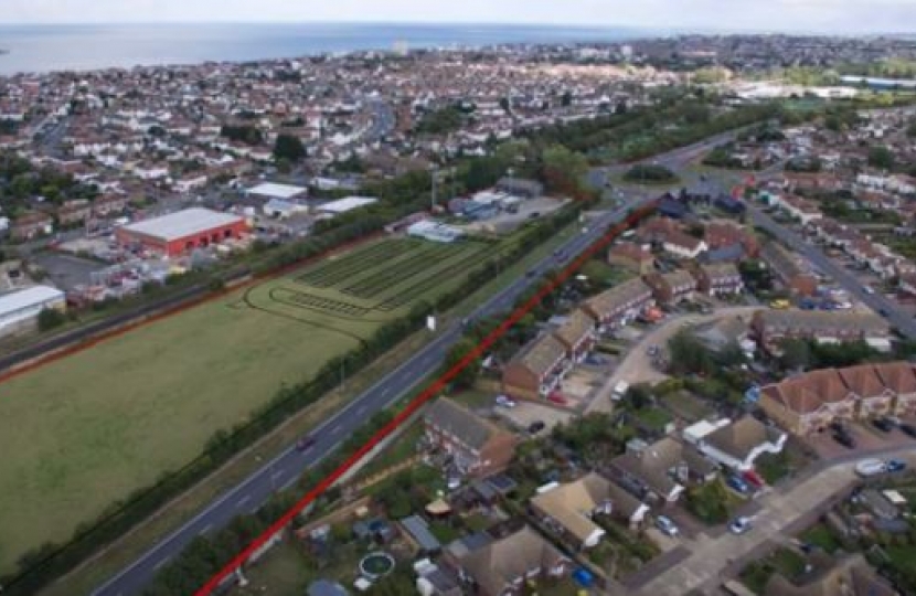 Site of proposed Lidl store in Greenhill