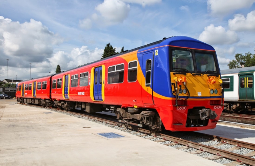The new class of longer trains, coming to Earlsfield 2014-17