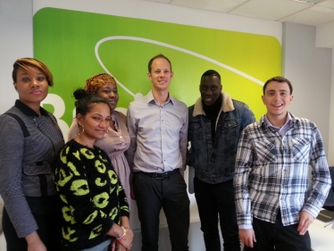 Dan, the Business launchpad Team and new recruits