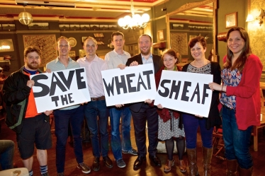 Save the Wheatsheaf campaign group celebrate their latest success